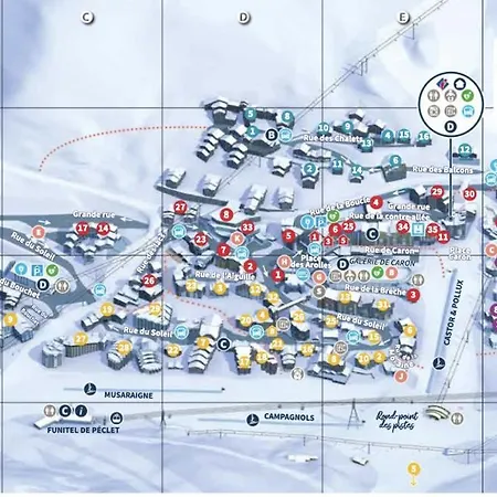 Апартаменти Centre 4 Pers Wifi 3 Vallees *